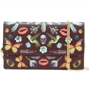 Alexander McQueen obsession bag gold hardware